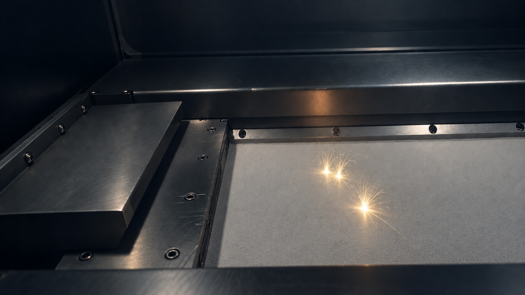 Principe de fusion laser pour un châssis dentaire